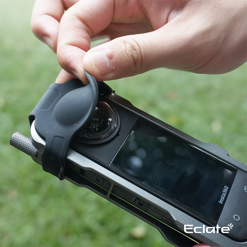 Khung camera cage Eclaté |Hợp Kim Nhôm | dành cho insta360 x4| Hỗ trợ quay dọc