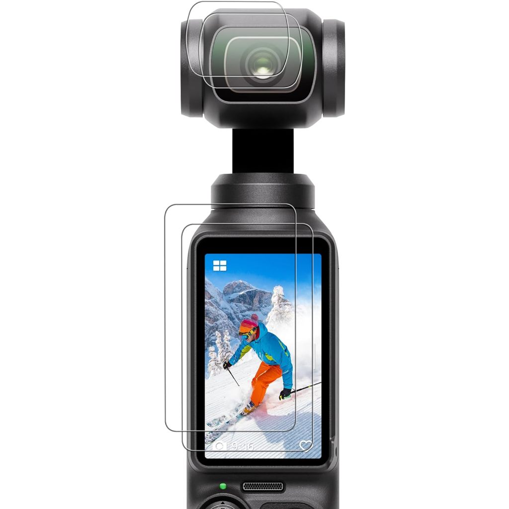 Kính cường lực Camera DJI pocket 2/3 | 1 bộ 2 tấm | Hàng Cao Cấp