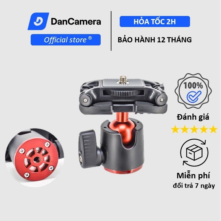 Đầu bi tripod BH - 908 đa năng kiêm kẹp điện thoại