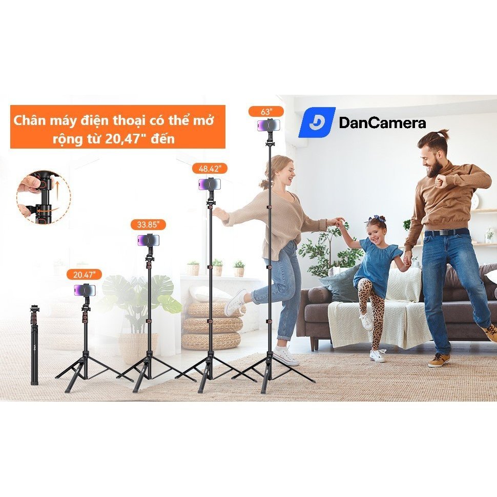 Gậy tripod TP-14 dành cho điện thoại và máy ảnh | Chính Hãng