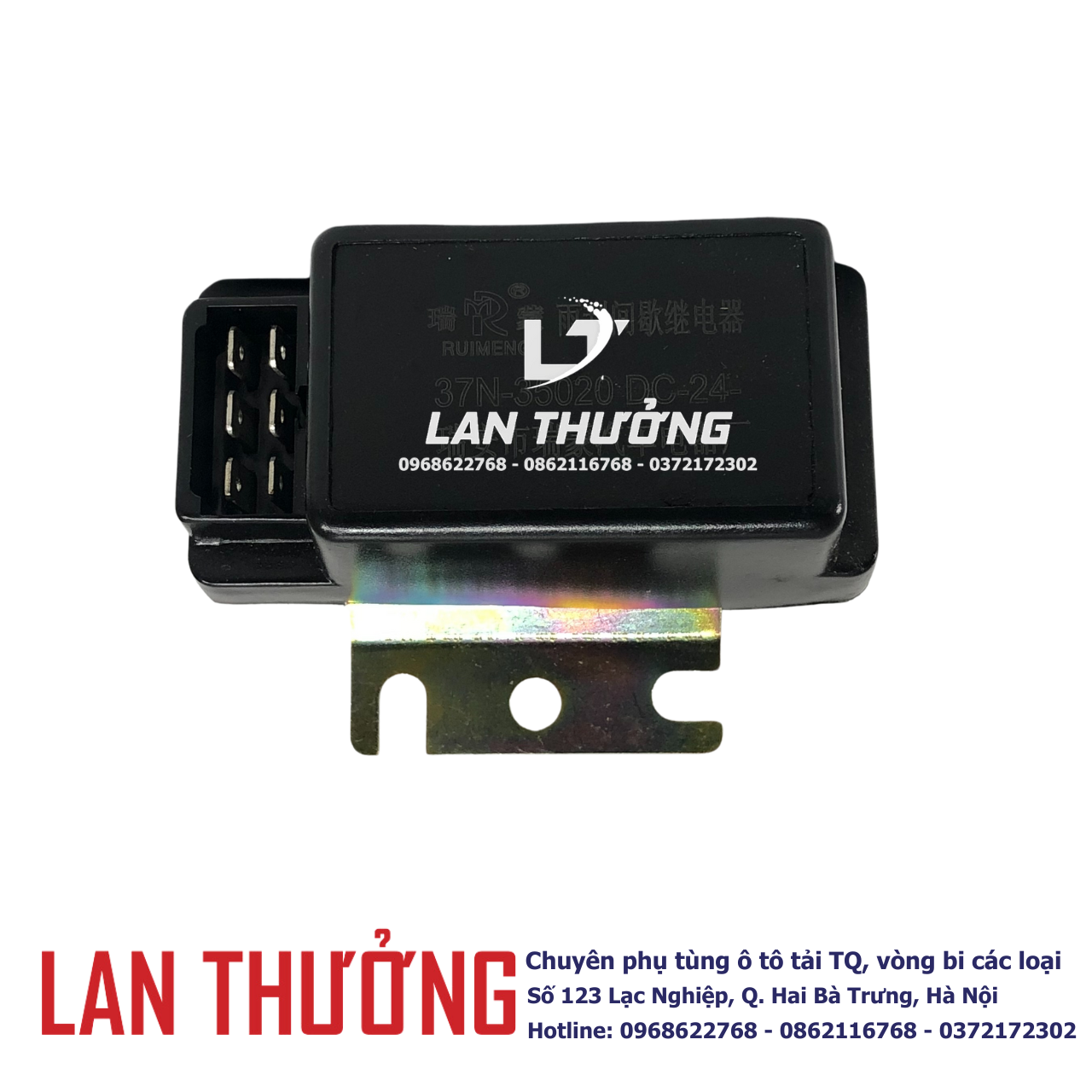 Rơ le gạt mưa EQ153, 6 chân, 37N-35020