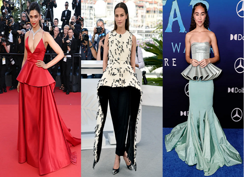 Kiểu áo Peplum đang dần trở lại đường đua thời trang