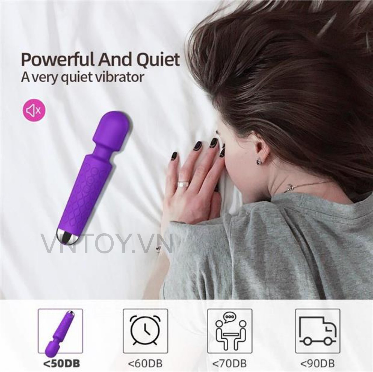 Chày rung cầm tay 20 chế độ rung đa năng sạc pin