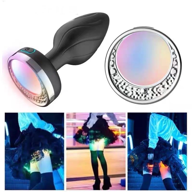 Khám Phá Sự Mới Mẻ Với Plug Hậu Môn Đèn LED Silicon Điều Khiển Từ Xa