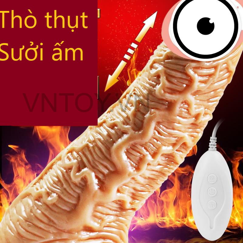 Dương vật giả điều khiển từ xa thò thụt tỏa nhiệt gắn tường