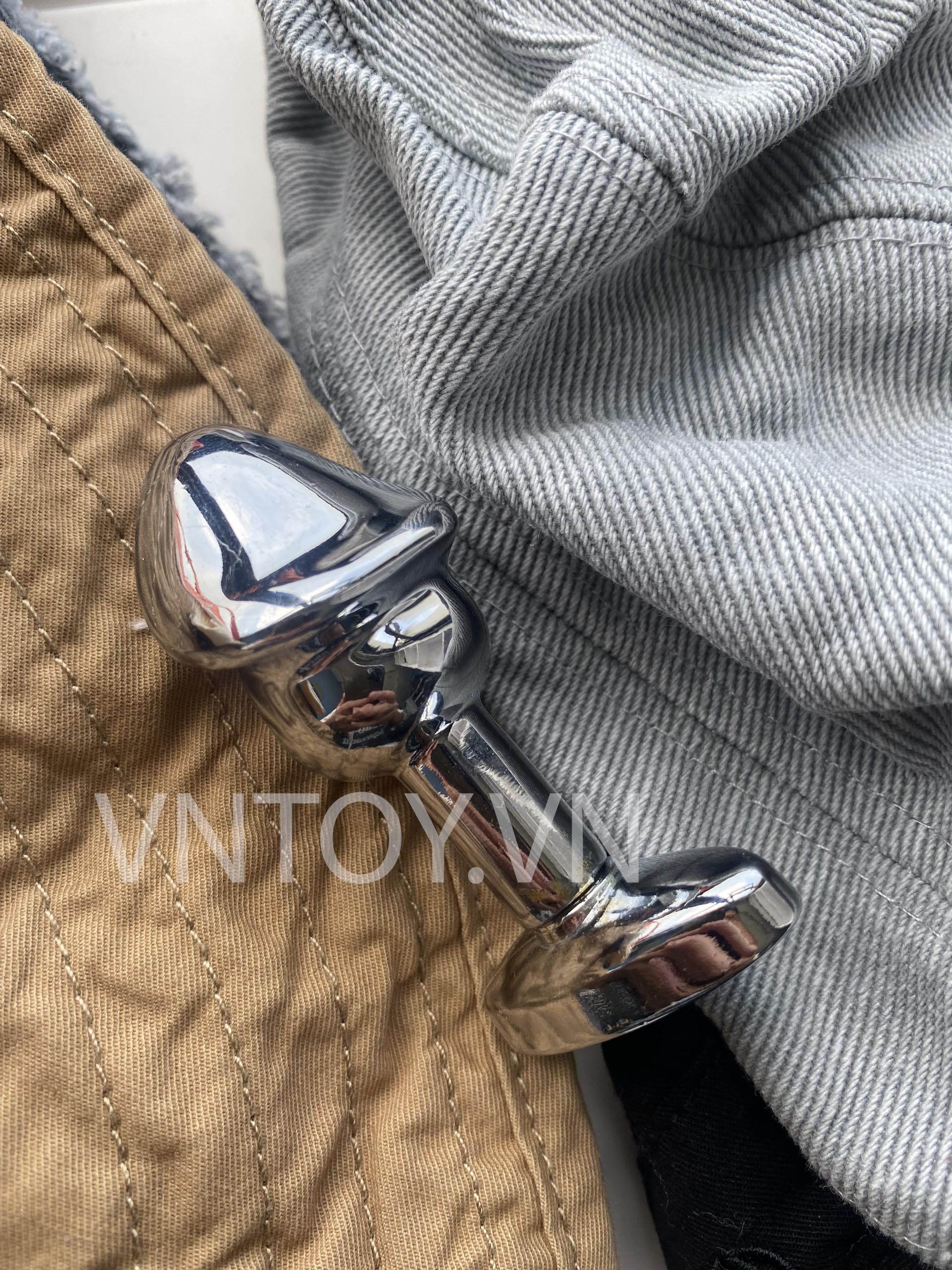 Nút bịt hậu môn Inox hình đầu khấc