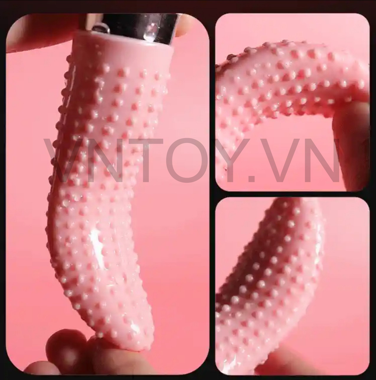 Lưỡi Rung Tình Yêu Có Gai Kèm Trứng Rung 2 Đầu Sạc Pin USB – Đồ Chơi Tình Dục Giá Rẻ Siêu Mạnh, Làm Nàng Sướng Rên Rỉ Không Ngừng