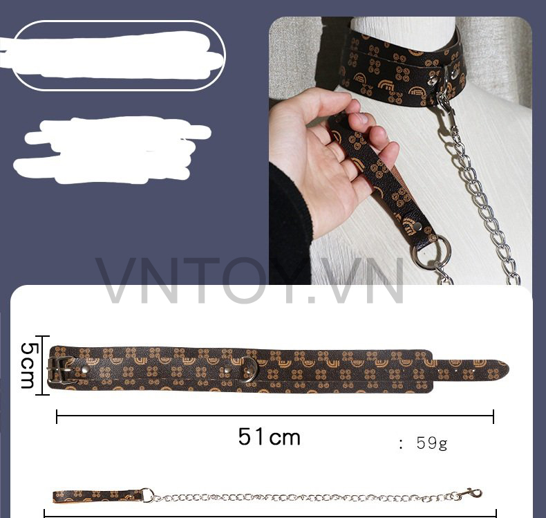 Đồ chơi bạo dâm 7 món BDSM phong cách LV