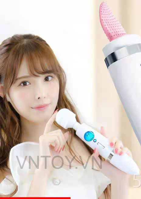 Chày rung kèm lưỡi liếm trang bị màn hình LED cao cấp