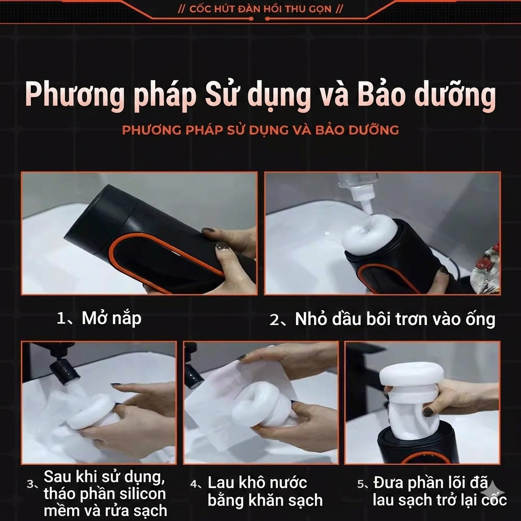 Âm Đạo Giả Gắn Tường Deep Throat Rung Thụt Mút Tự Động Cao Cấp