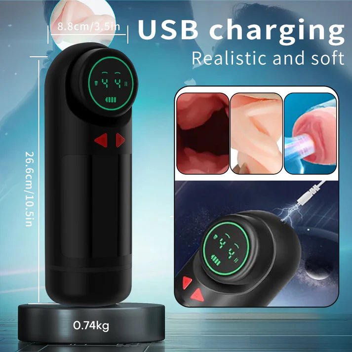 Âm Đạo Giả GloryFox 4 Chế Độ Đa Năng Rung Thụt Hút