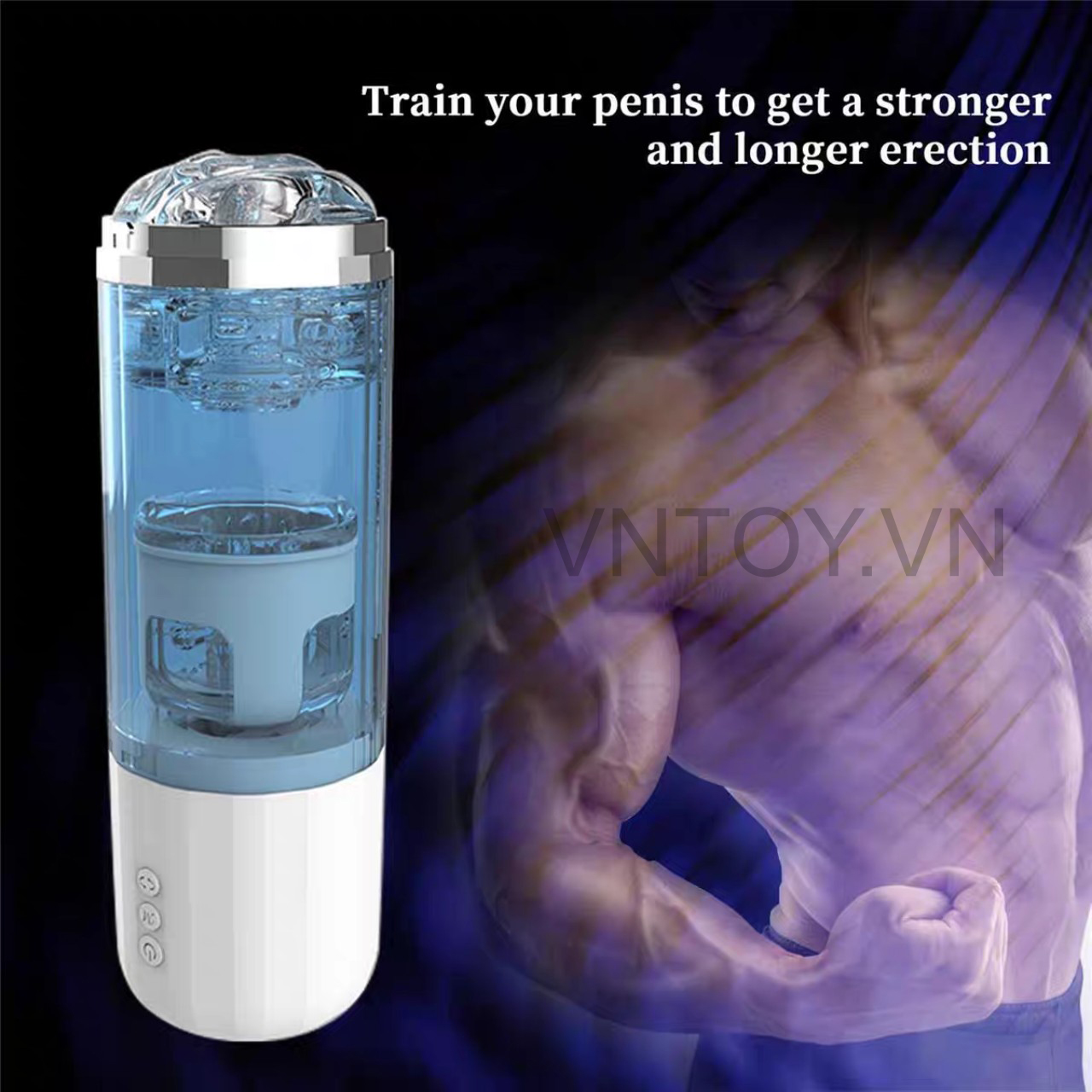 Máy thủ dâm xoay thut tự động trong suốt cao cấp