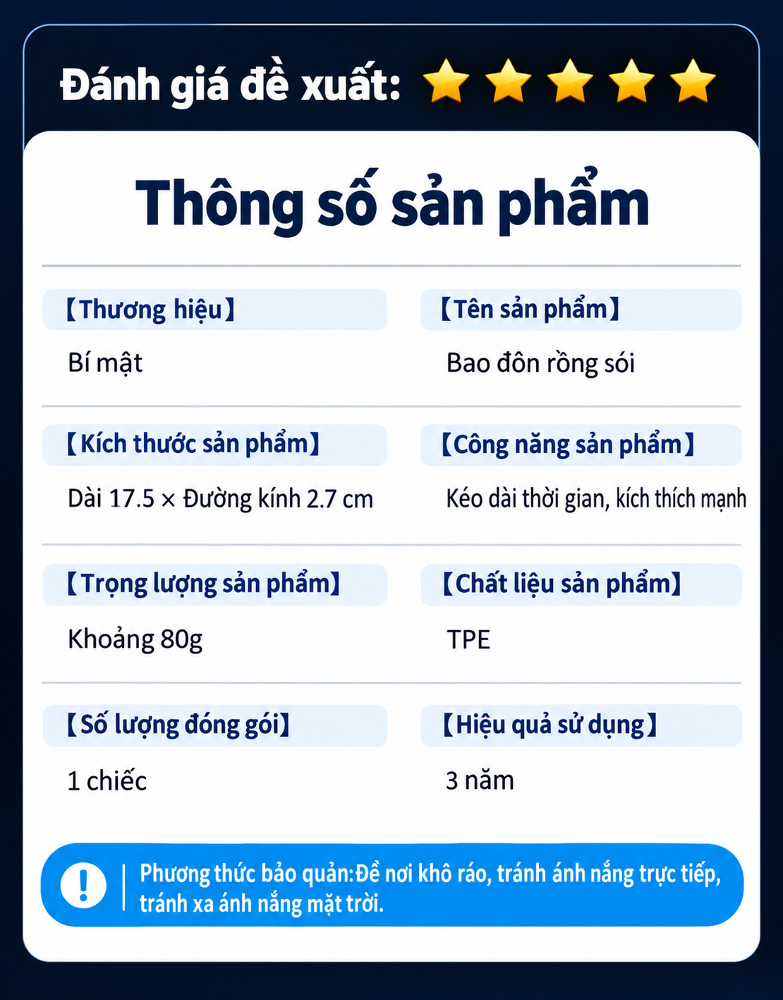 Bao Đôn Dên Meleon Gai Rồng Phân Nhánh Kèm Rung Mạnh