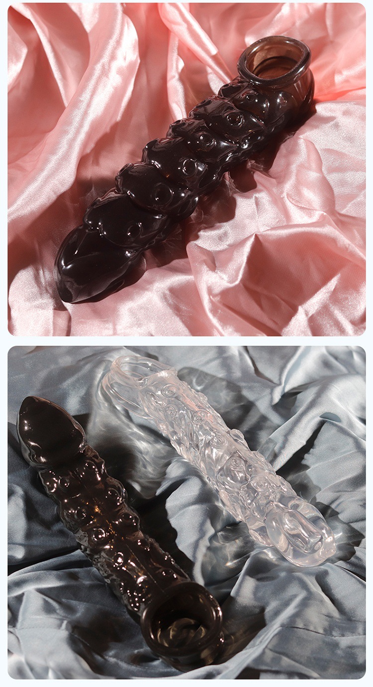 Bao Đôn Dên Octopus Wolf Fang Gai Mềm Trong Suốt Siêu Kích Thích