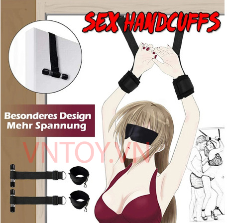 Bộ trói cố định tay treo cửa bạo dâm BDSM