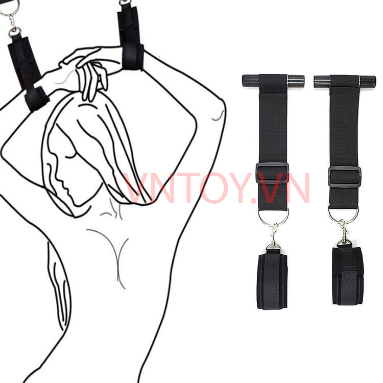 Bộ trói cố định tay treo cửa bạo dâm BDSM
