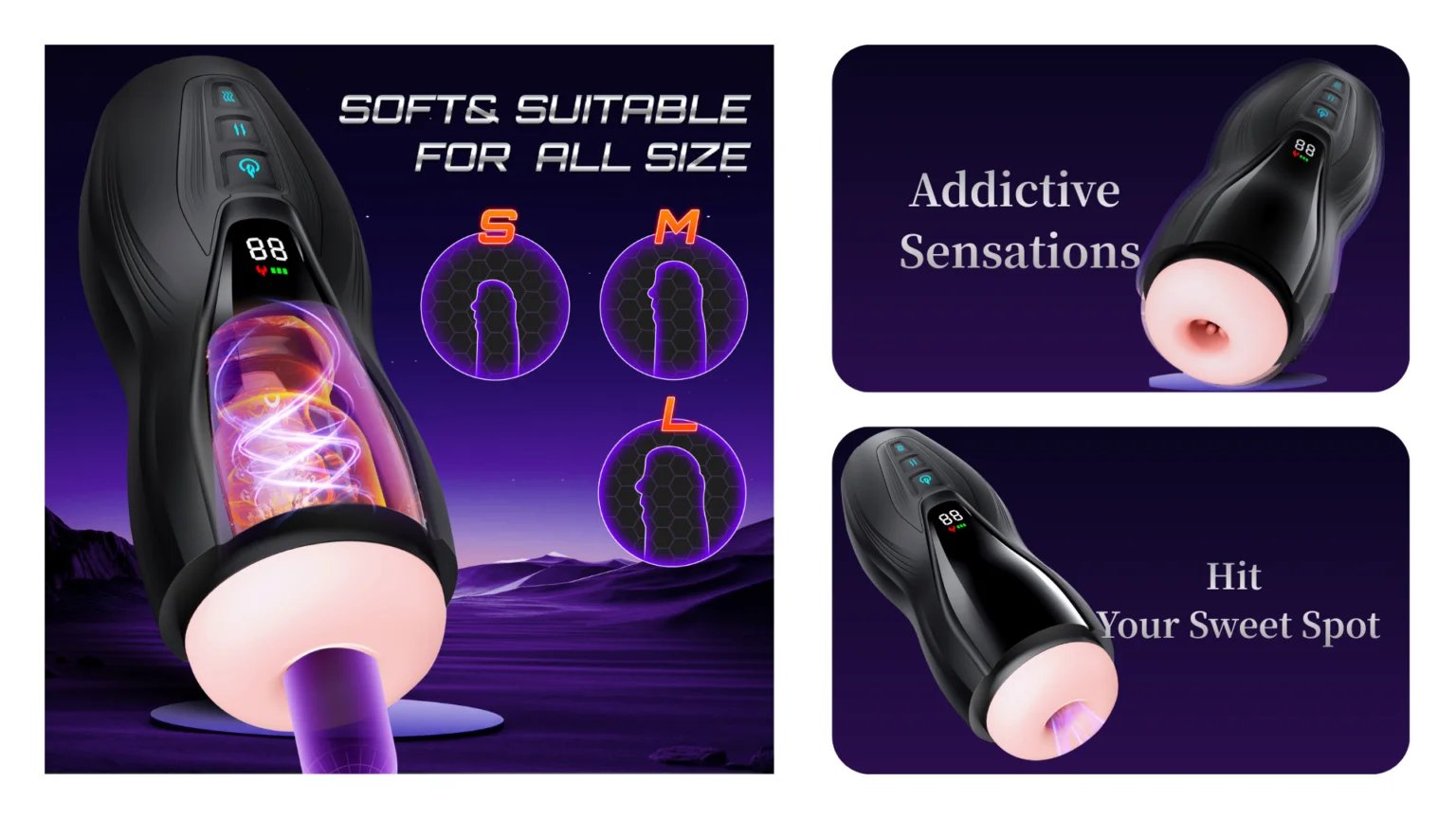 Cốc Thủ Dâm Dream Aircraft Đa Năng Rung Thụt Tỏa Nhiệt Có Âm Thanh