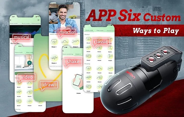 Cốc thủ dâm Leten Thunderstorm Grenade App Rung Đa Tần Hồng Khít