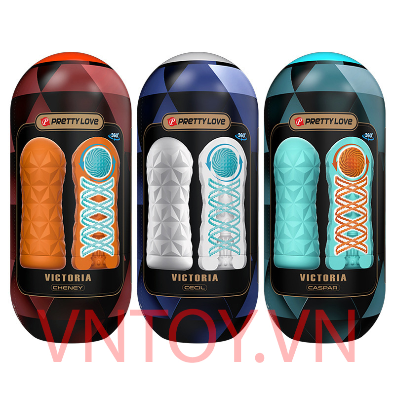 Cốc thủ dâm Pretty Love nâng cấp Silicon xoắn 360 độ