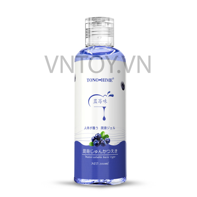 Gel bôi trơn Tono Hime hương trái cây Đào Dâu Nho Việt Quất