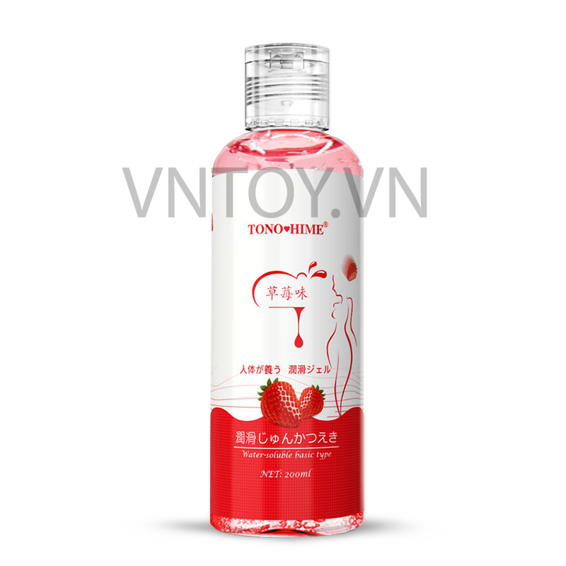 Gel bôi trơn Tono Hime hương trái cây Đào Dâu Nho Việt Quất