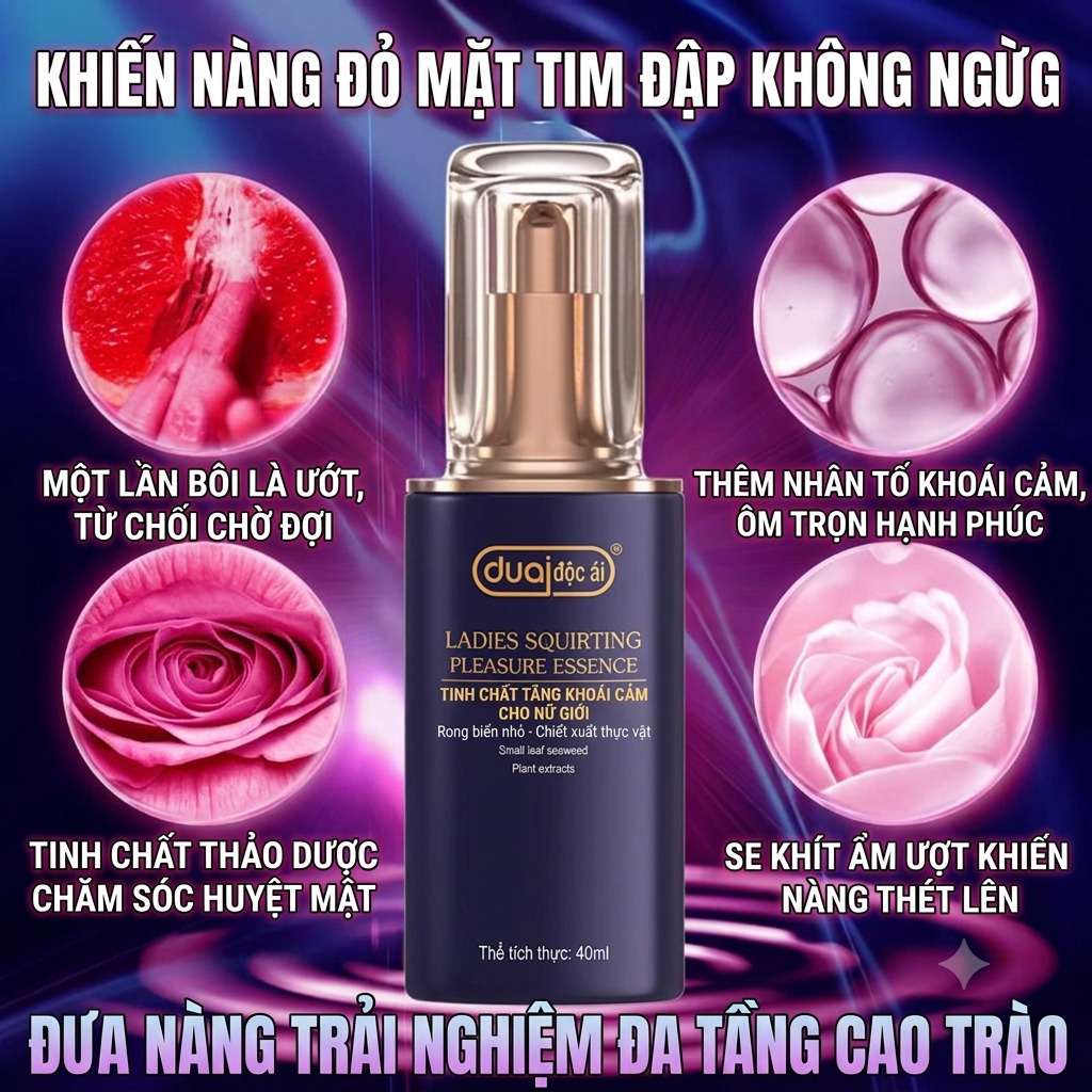 Gel Massage Nữ Duai 40ml Hỗ Trợ Squirting
