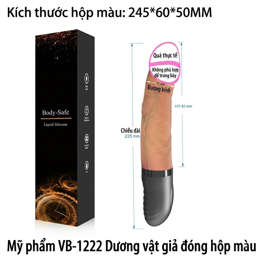 Máy Massage Cầm Tay 12 Chế Độ Rung Thụt Có Sưởi Ấm