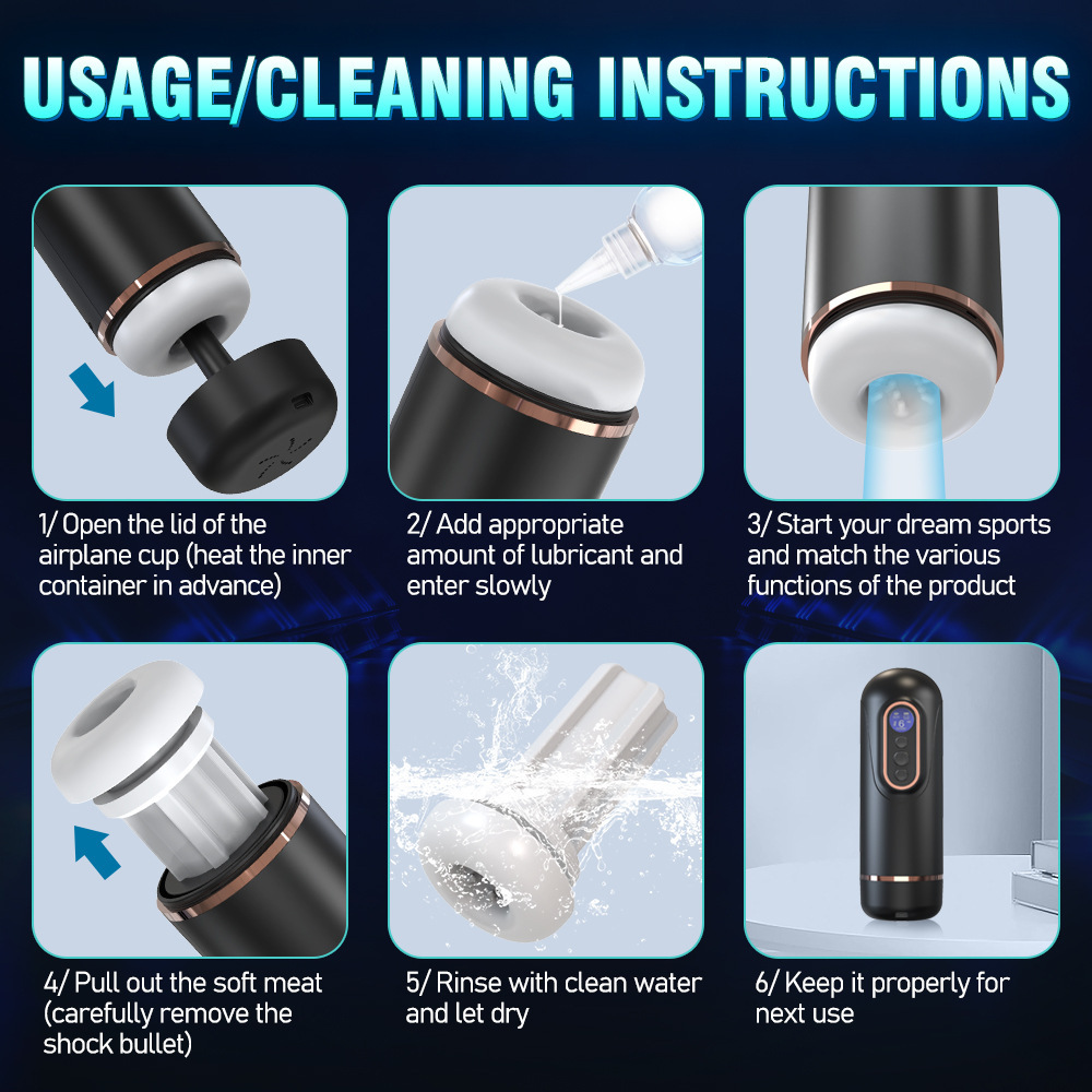 Máy Massage Nam Doris Rung Thụt Co Bóp Sưởi Ấm Đa Năng