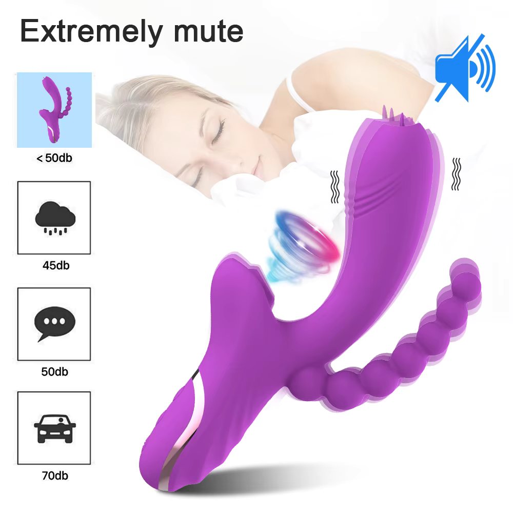 Máy Massage Nữ 3-in-1 Rung Đa Chức Năng Kích Thích Điểm G