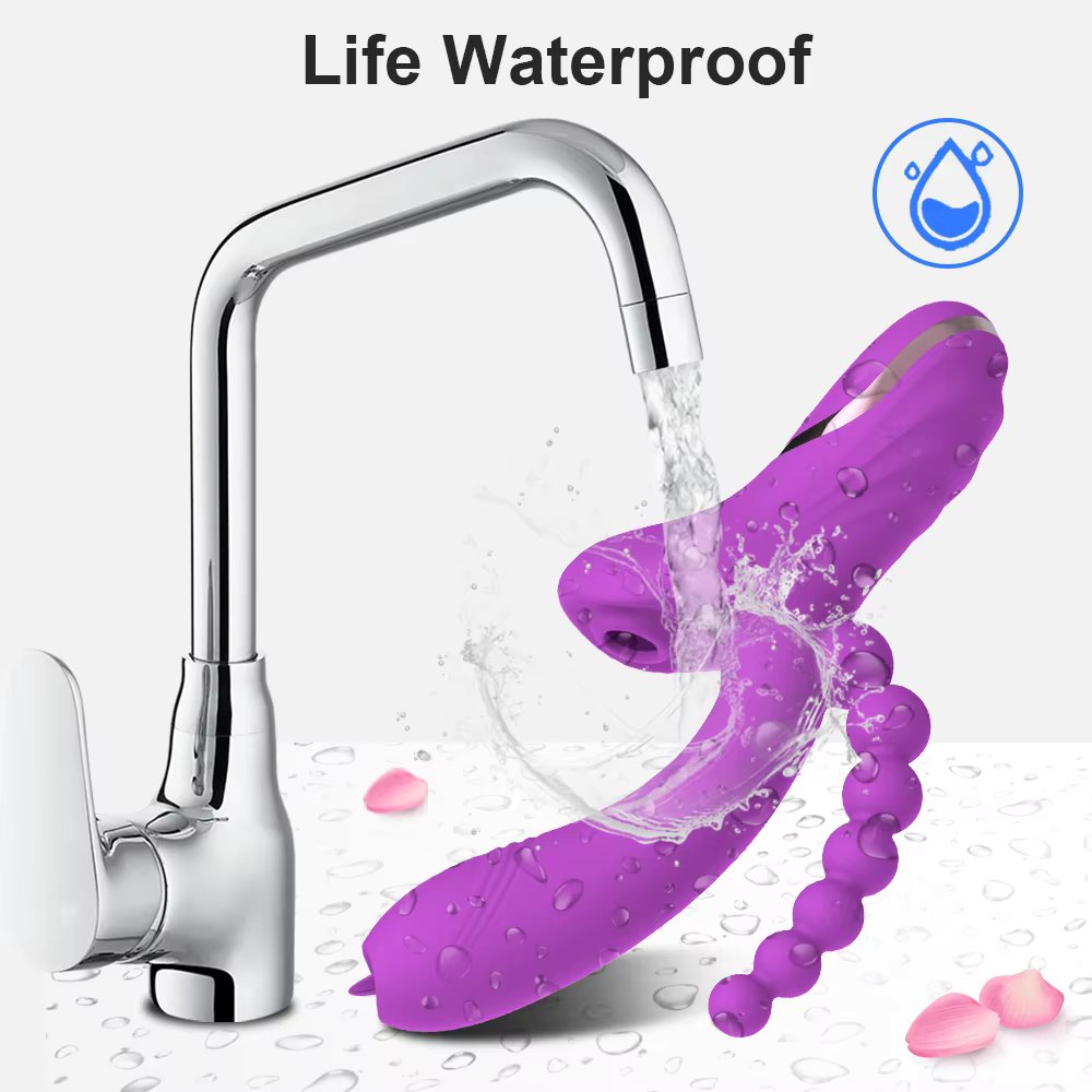 Máy Massage Nữ 3-in-1 Rung Đa Chức Năng Kích Thích Điểm G