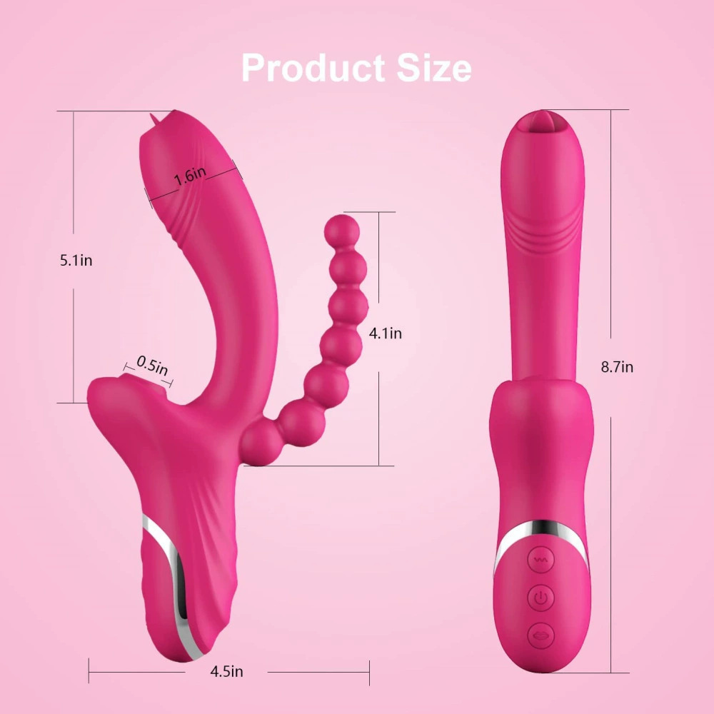 Máy Massage Nữ 3-in-1 Rung Đa Chức Năng Kích Thích Điểm G
