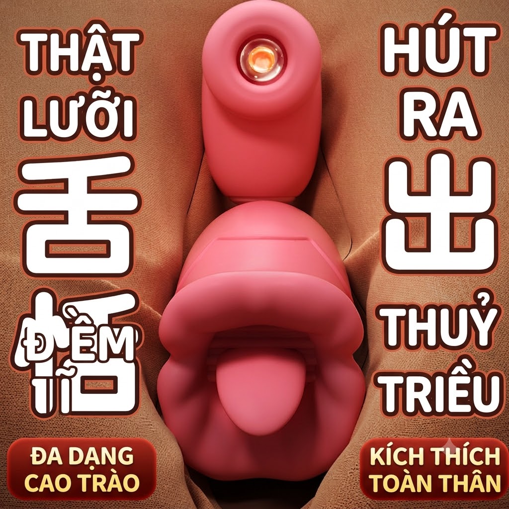 Máy Rung 3 Đầu Hút Liếm Không Dây Sạc Pin Cao Cấp
