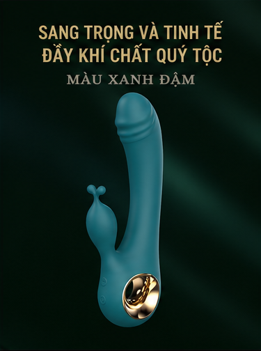 Máy Rung Thỏ Điểm G 2-in-1 Rung Mạnh Thiết Kế Cong Ôm Sát