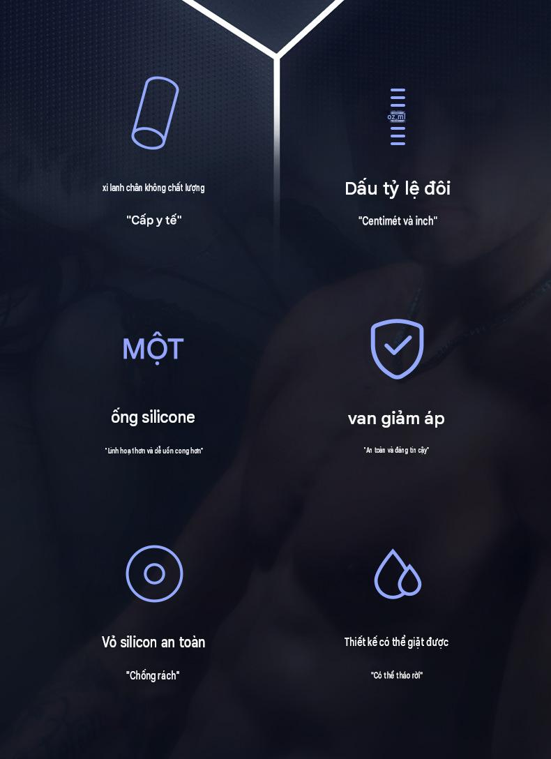 Máy Tập Dương Vật Bơm Hút Chân Không Thủ Công Cao Cấp