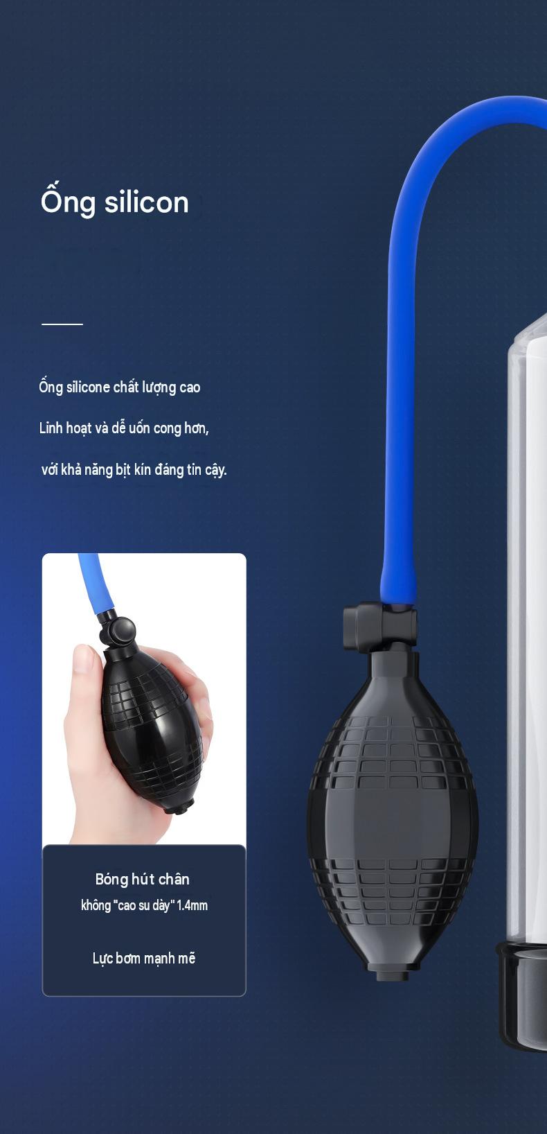 Máy Tập Dương Vật Bơm Hút Chân Không Thủ Công Cao Cấp