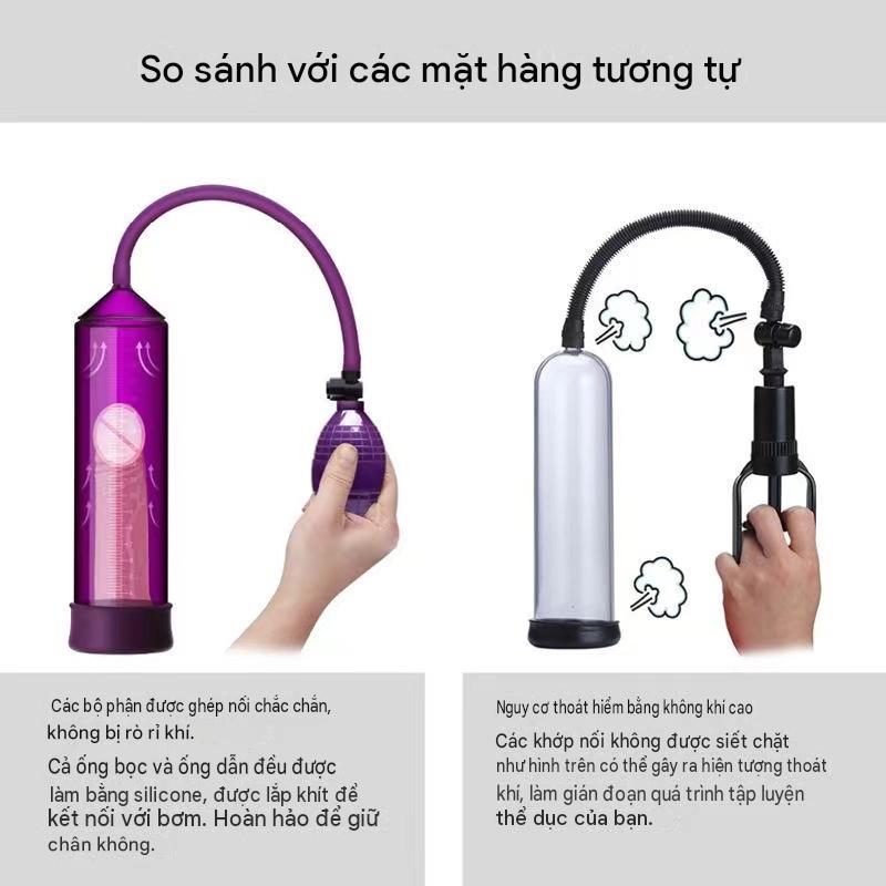 Máy Tập Dương Vật Bơm Hút Chân Không Thủ Công Cao Cấp