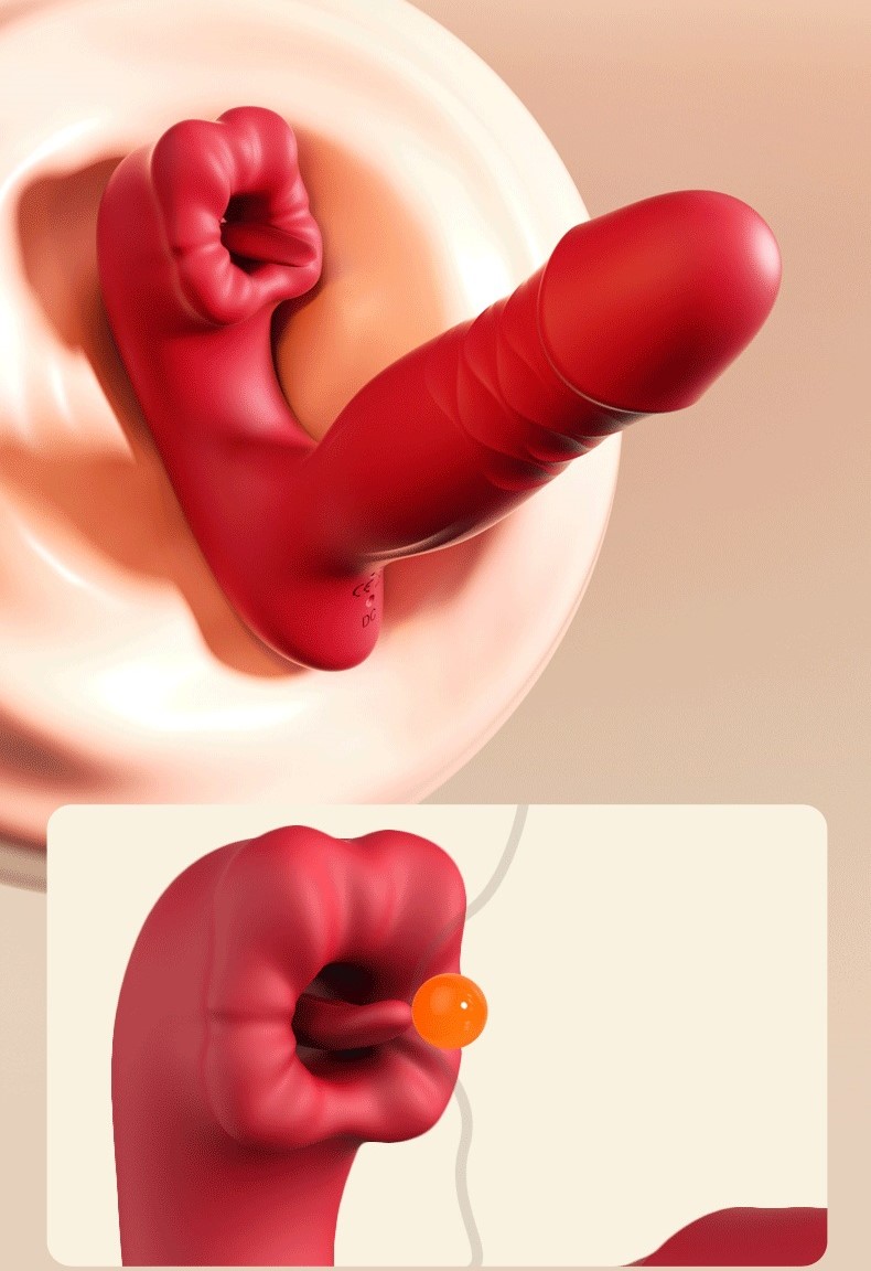 Máy Thủ Dâm Big Mouth Kết Nối App Rung Thụt Liếm Đa Chế Độ