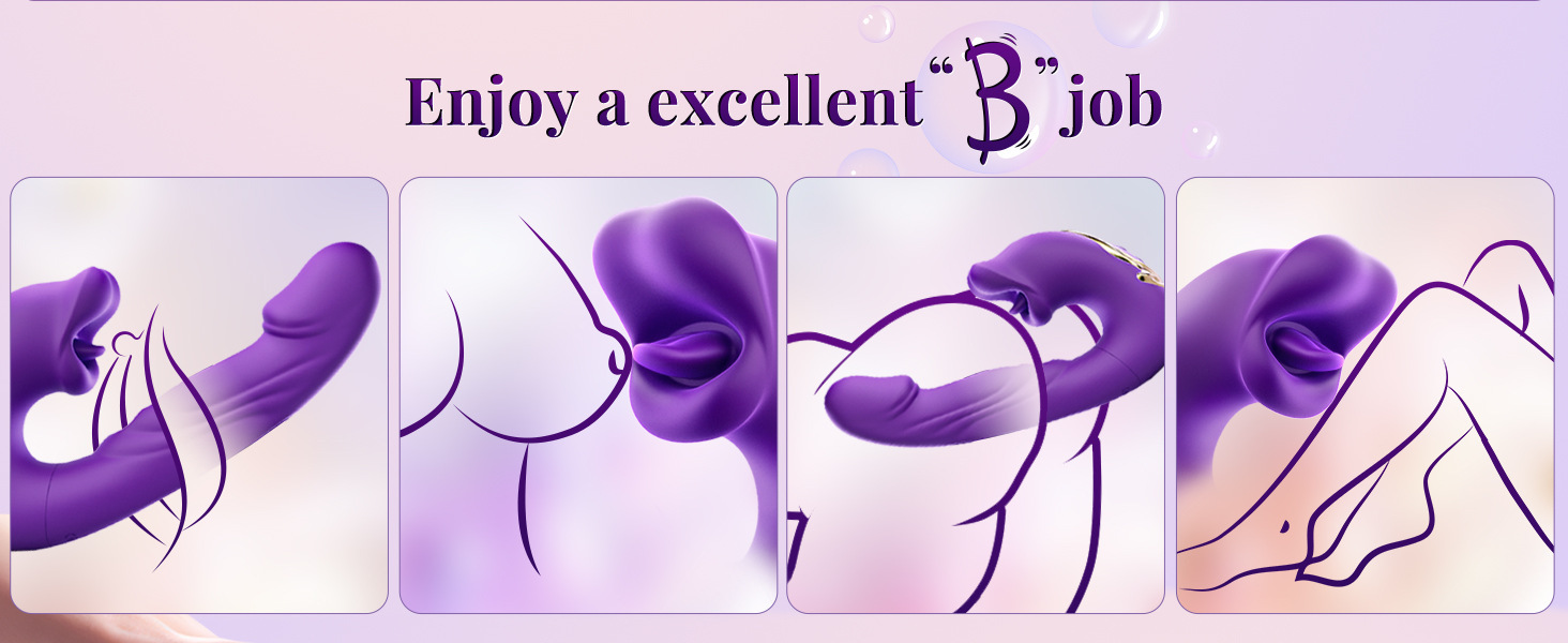 Máy Thủ Dâm Big Mouth Kết Nối App Rung Thụt Liếm Đa Chế Độ