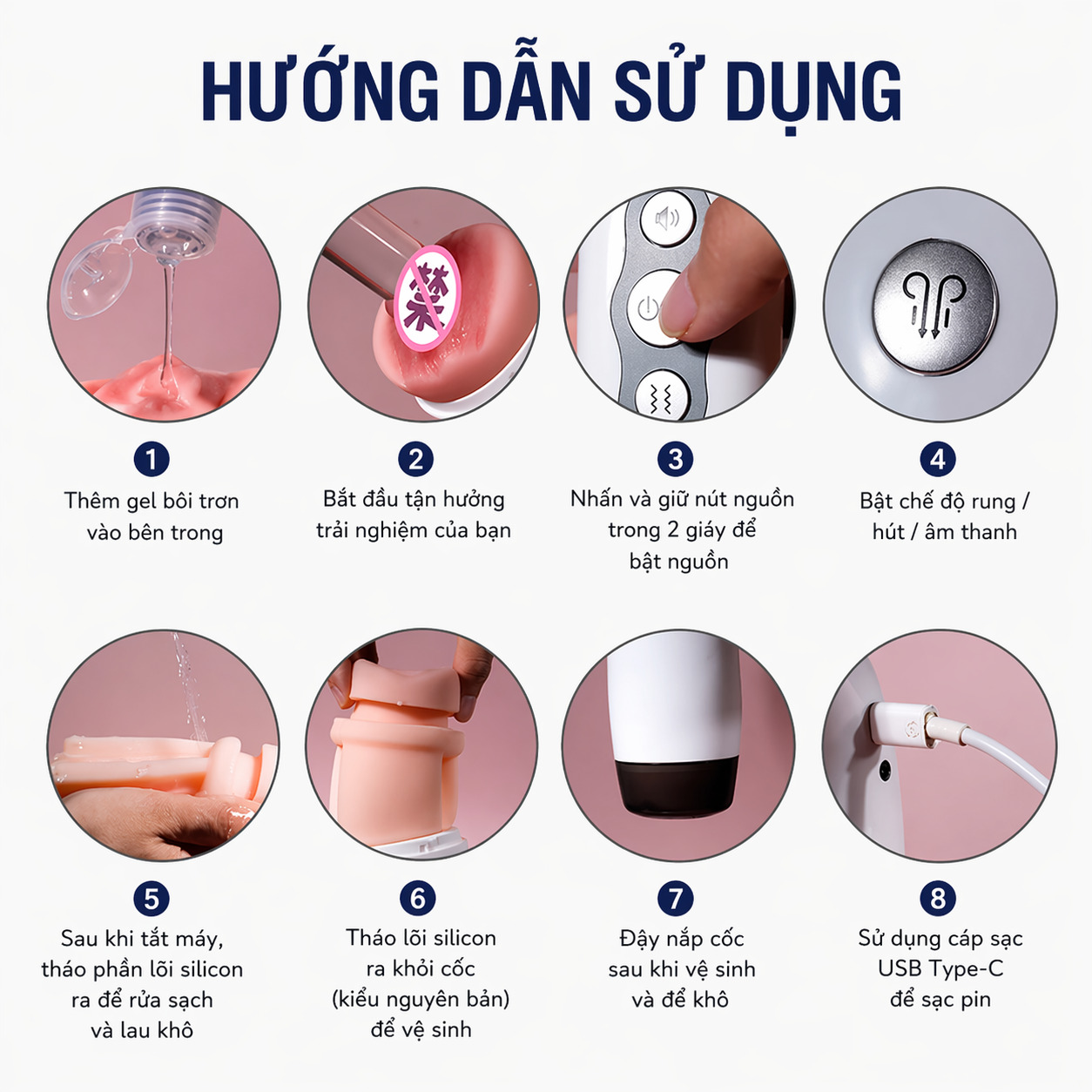 Máy Thủ Dâm Thiên Nga Swan Rung Rên Tỏa Nhiệt Đa Năng