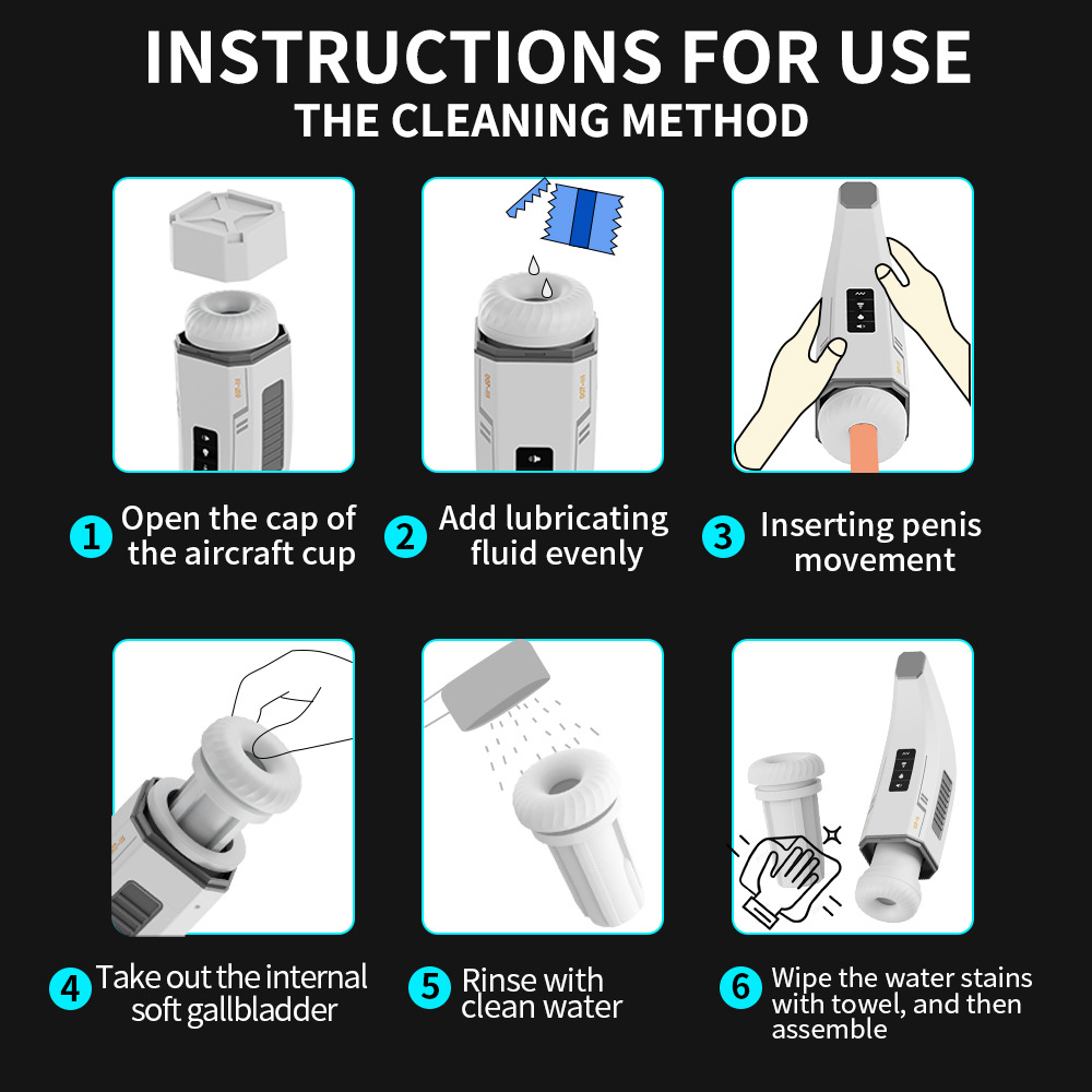 Máy Thủ Dâm Tự Động Hgod 007 III Rung Thụt Co Bóp Sưởi Ấm Đa Chế Độ