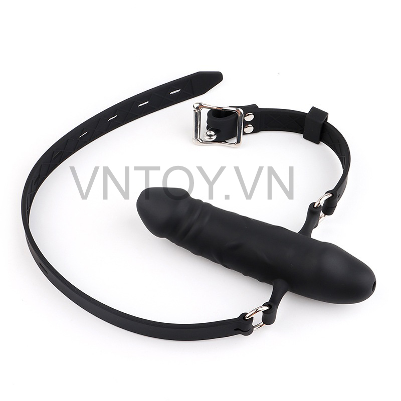 Nút Miệng Hình Dương Vật Gag BDSM Có Dây Đeo