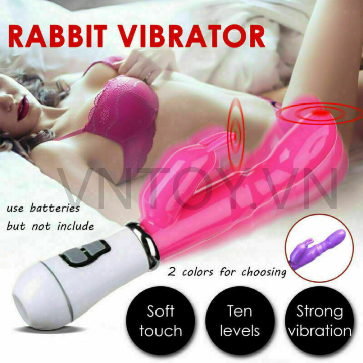 Máy rung âm đạo và điểm G thiết kế hình dương vật rẽ nhánh