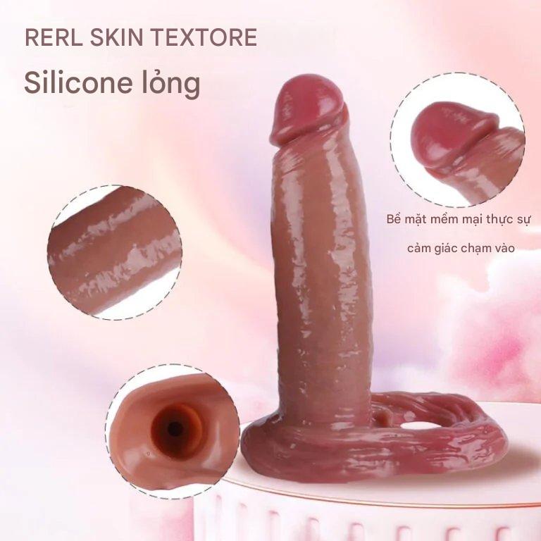 Penis Sleeve Đôn Dương Vật Silicon Mềm Co Giãn Thoải Mái