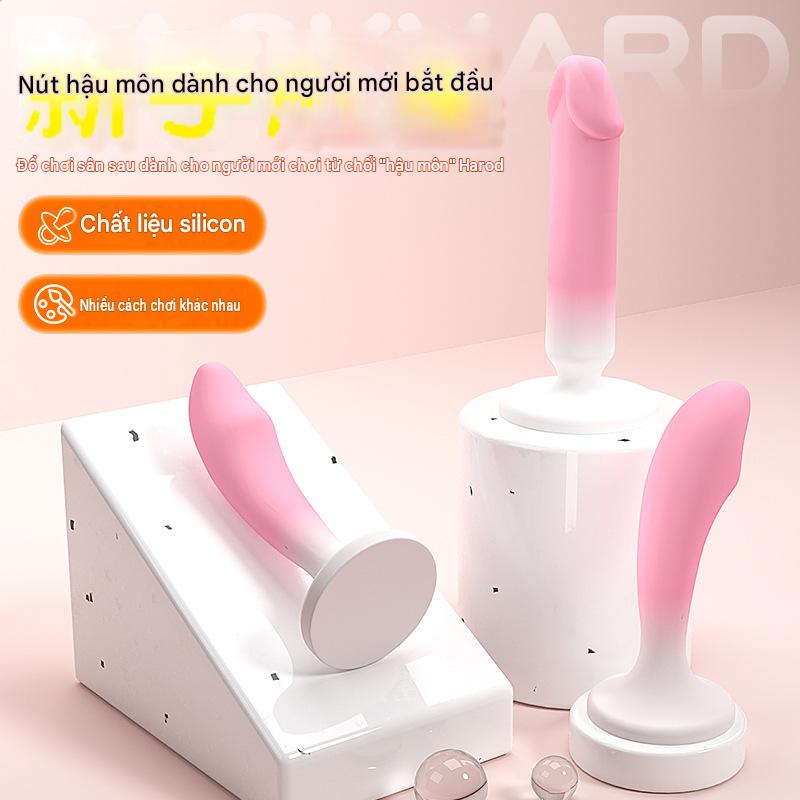 Plug Hậu Môn Wikish Hồng Gradient Silicon Mềm Mại