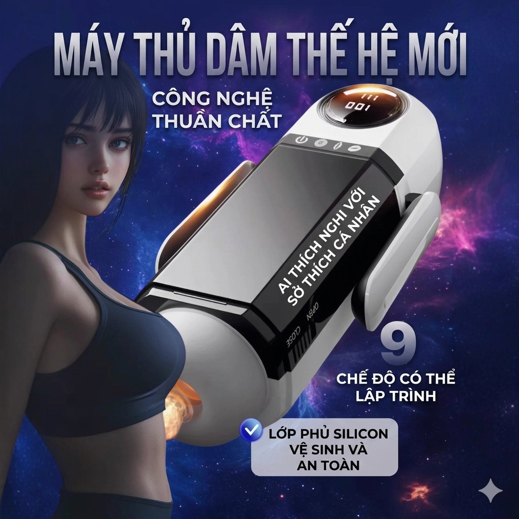 Robot Massage Nam Cao Cấp Rung Thụt Đa Năng Tay Cầm Tiện Lợi