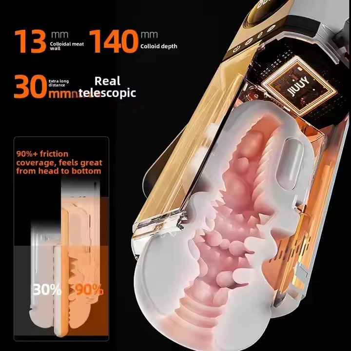 Robot Massage Nam Cao Cấp Rung Thụt Đa Năng Tay Cầm Tiện Lợi