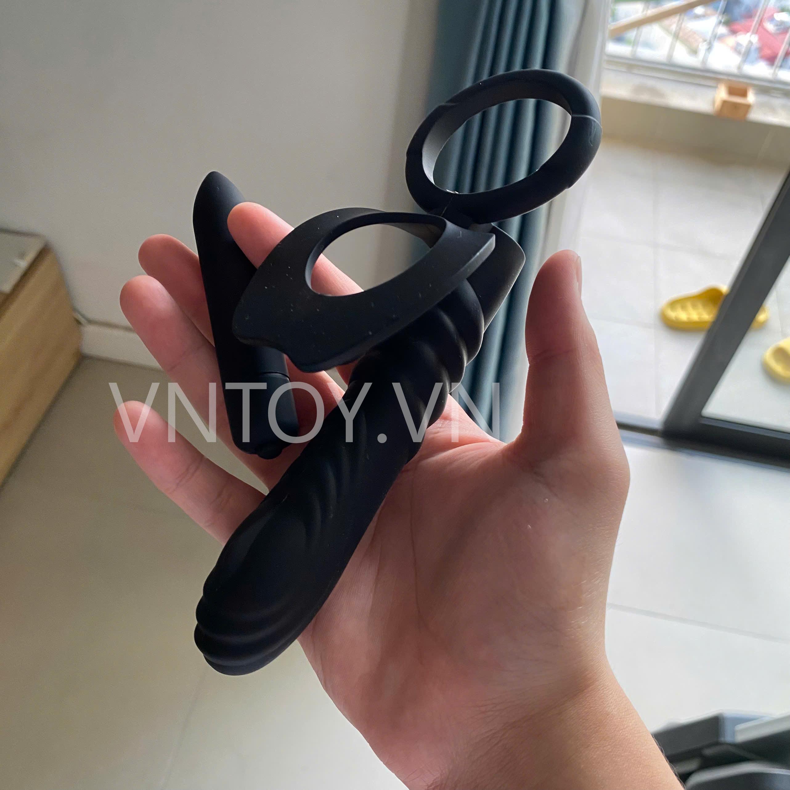 Vòng rung rẽ nhánh kích thích hậu môn kéo dài thời gian quan hệ
