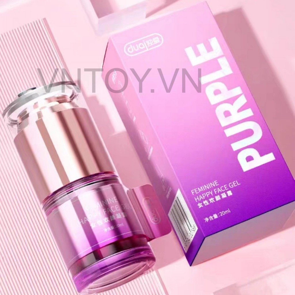 Gel tăng khoái cảm Purple Femine Happy Face kích thích hiệu quả