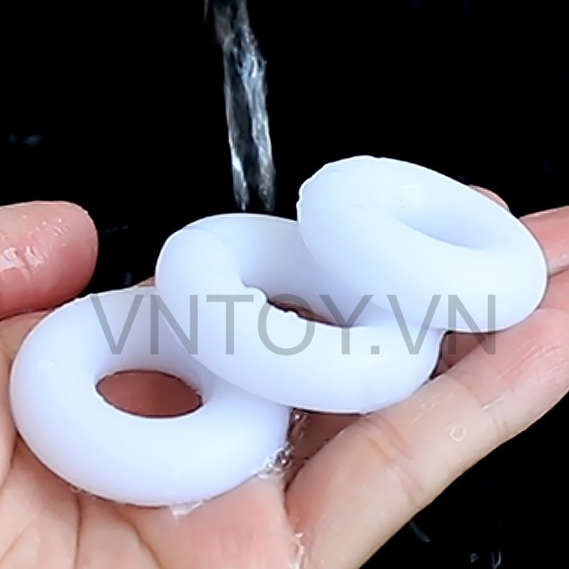 Vòng đeo Cock Rings chống xuất tinh sớm đặc - Hộp 3 cái