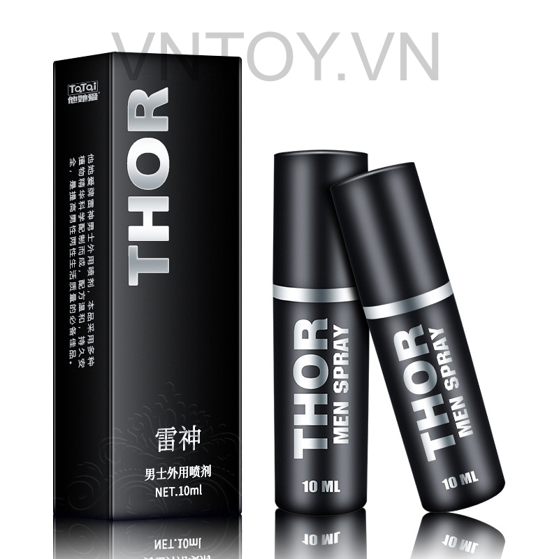 Chai Xịt chống xuất tinh sớm Thor chính hãng kéo dài thời gian quan hệ